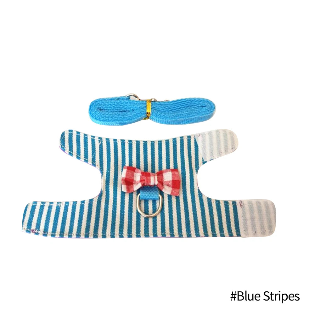 Limorista | Bowknot Ferret Chest Harness with Leash