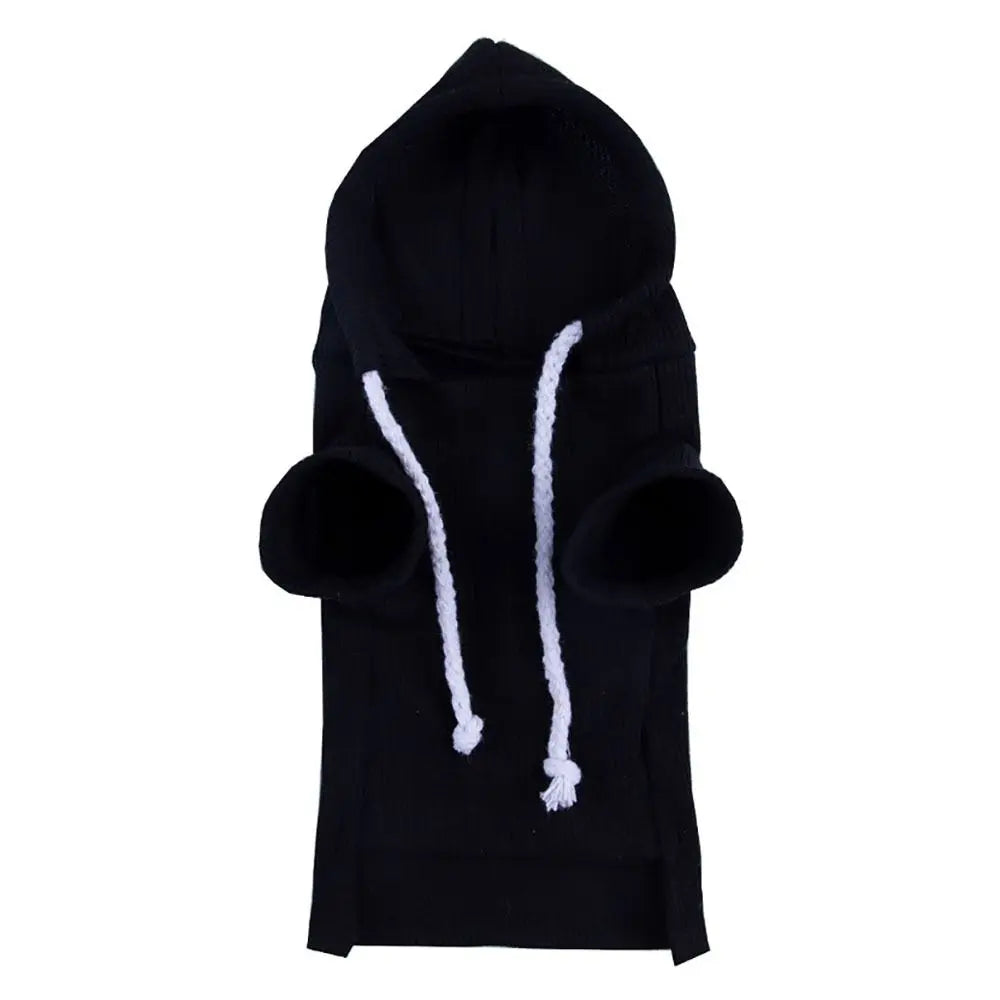 Limorista | Fluffy Ferret Hoodie – Thick Fleece Cozy Sweatshirt with Drawstring