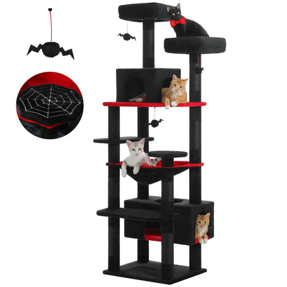Limorista | Indoor Kitty Play Tower – Padded Perches, Condo &amp; Scratching Posts