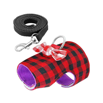 Limorista | Bowknot Ferret Chest Harness with Leash