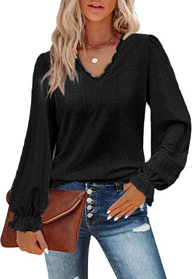 European And American Style Women V-neck T-shirt Limorista