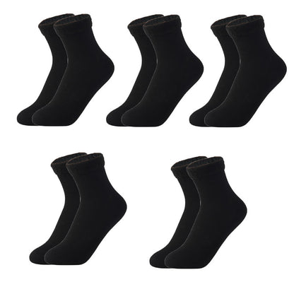 Winter Plush Thickened Mid Height Warm Snow Socks Limorista