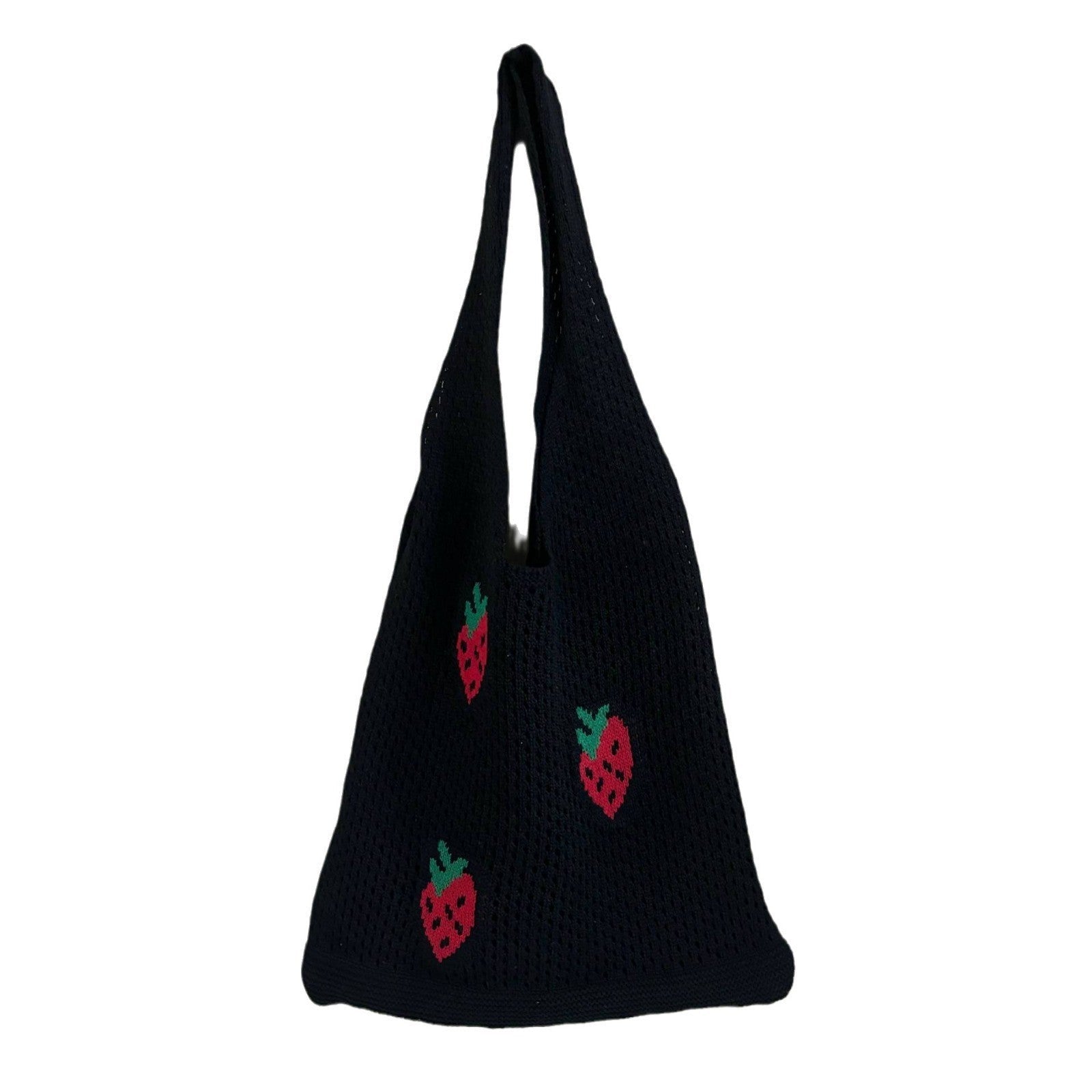 Japanese And Korean Strawberry Knitted Hollow Bag Limorista
