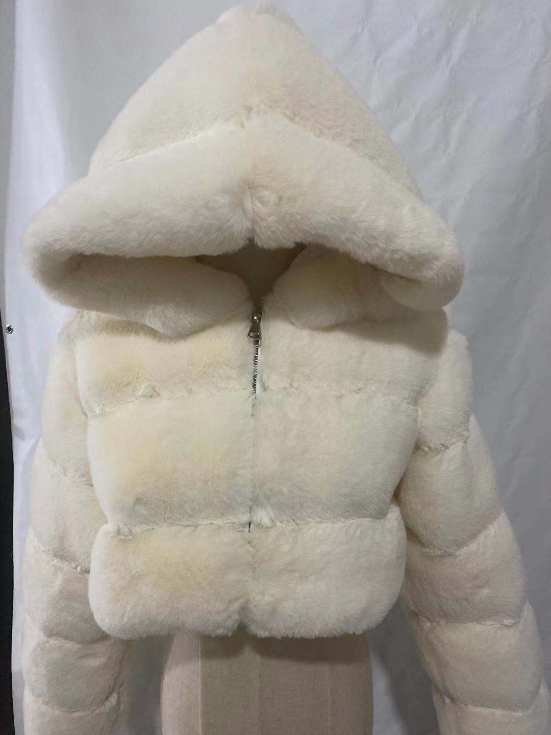 Solid Color Faux Fur Coat Jacket Fashion Limorista