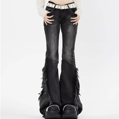 Fashion American Slightly Flared Jeans Women Limorista