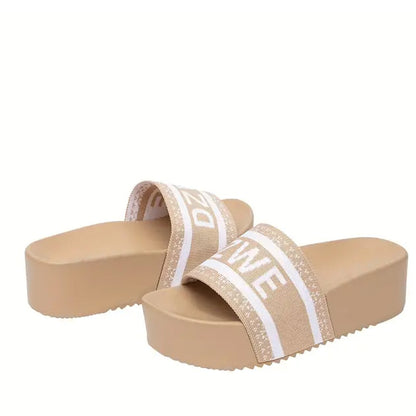 High-end Fashion French Beach Vacation Platform Women&