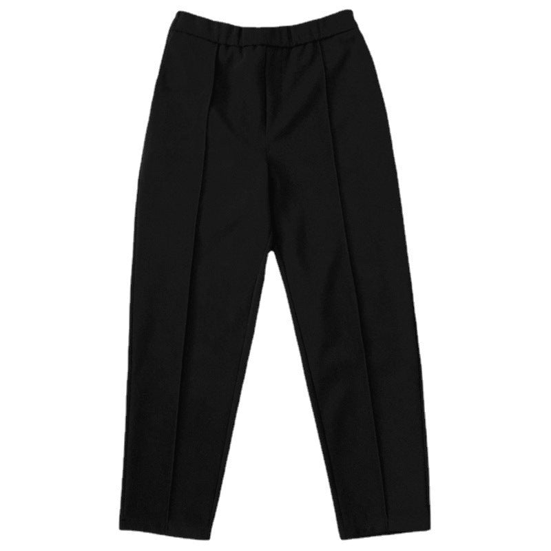 Plus Size Straight Tapered Casual Pants Limorista