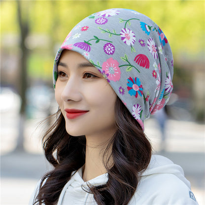 Head Ethnic Wind Series Korean Cashew Flower Bun Head Hat Limorista