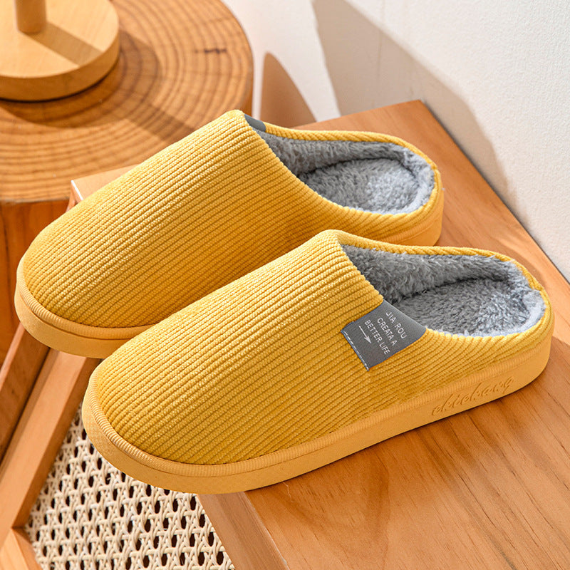 Home Indoor Wear-resistant Non Slip Cotton Slippers Limorista