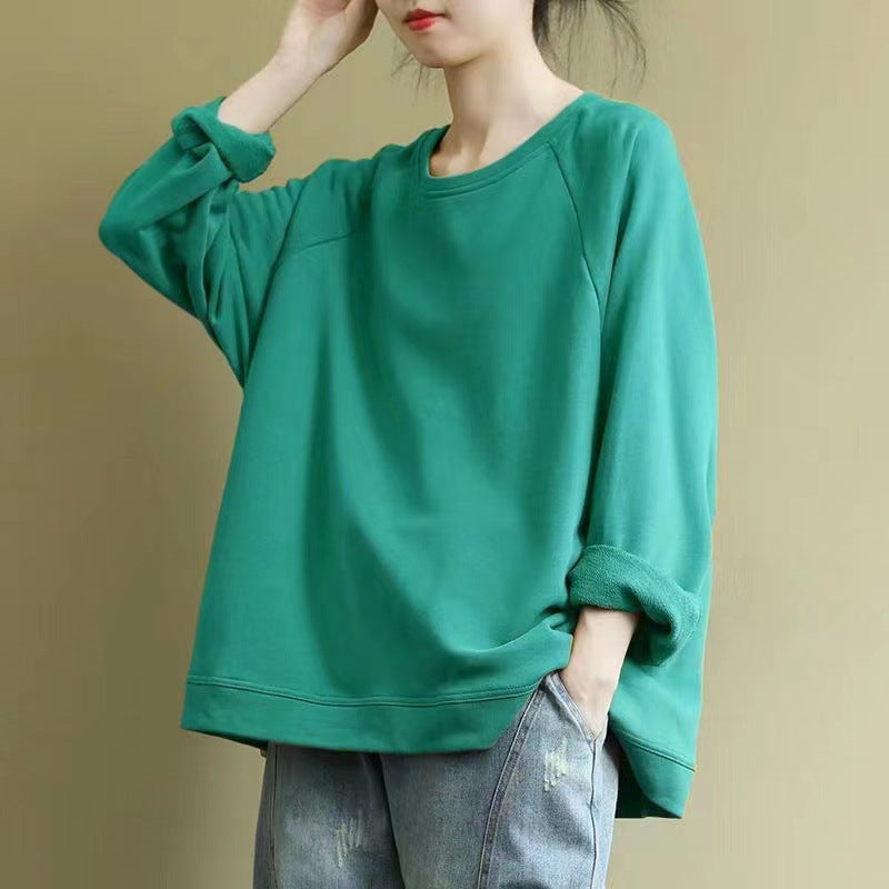 Casual Loose-fitting Plus Size Pullover Women Limorista