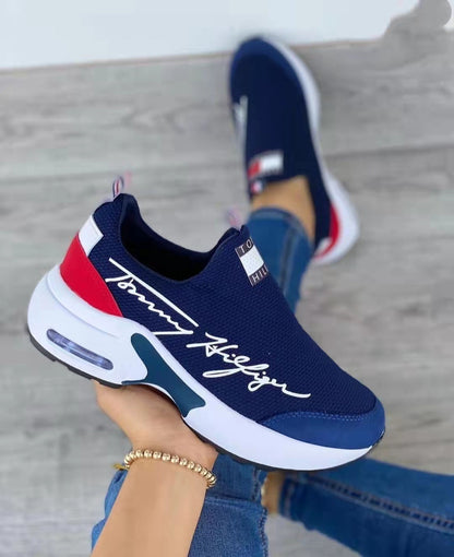 Air Cushion Lazy Dad Shoes Slip-on Sneakers For Women Limorista