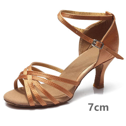 Indoor satin Latin dance shoes Limorista