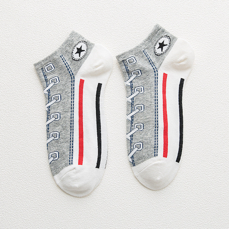 Combed Cotton Deodorant Breathable Boat Socks Limorista