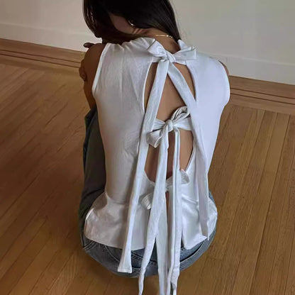 Fashion White Bandage Women&