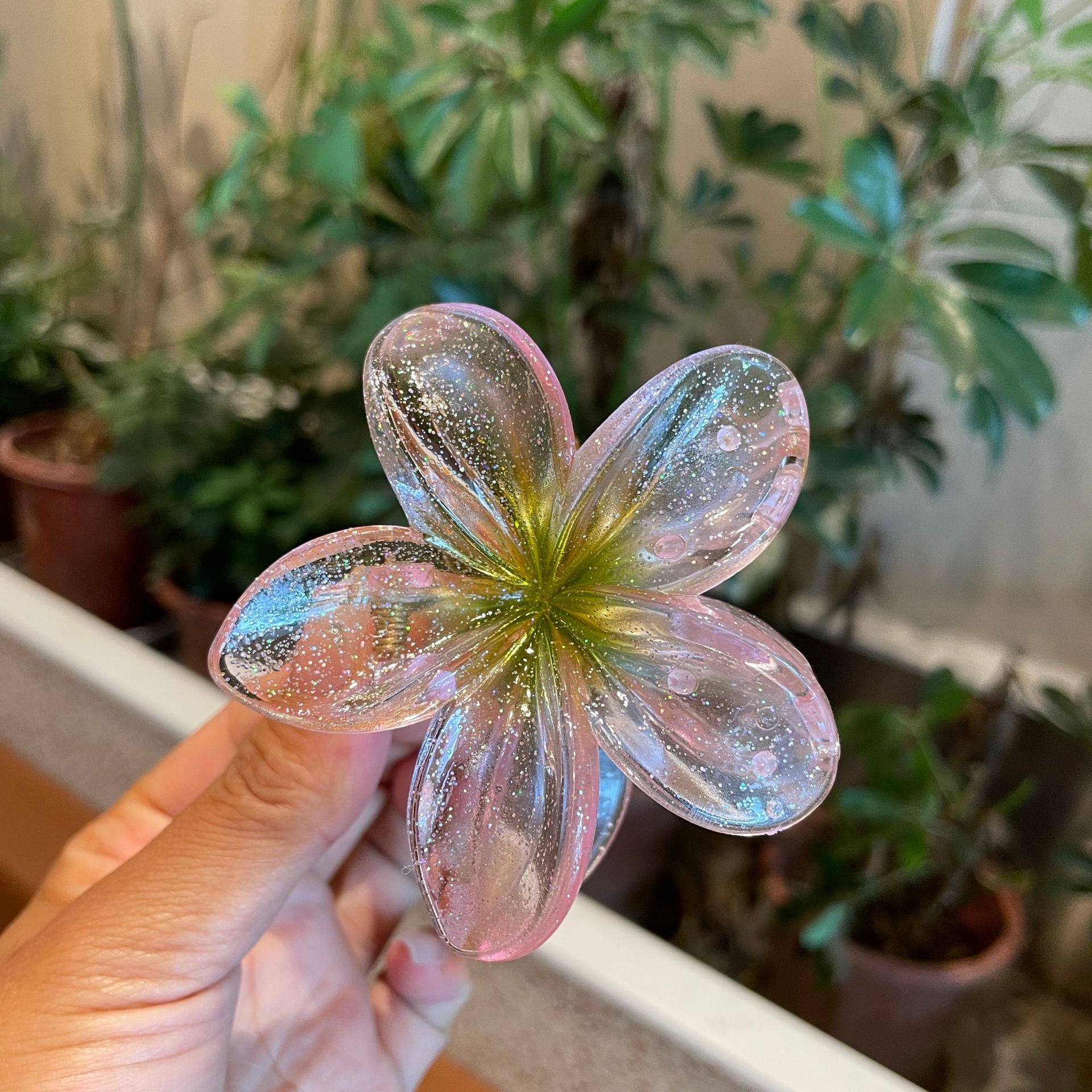Flower Barrettes Women&