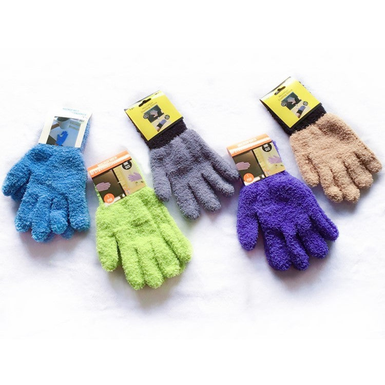 Half Velvet Comfortable Fine Fiber Dust Gloves Limorista