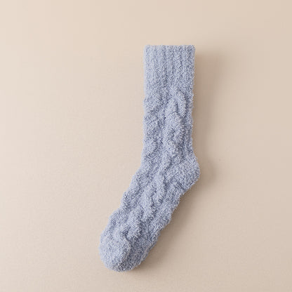 Coral Fleece Socks Women&