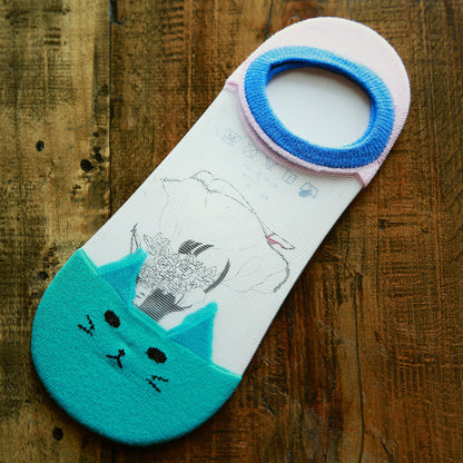 Spring And Summer New Cartoon Ankle Socks Women&