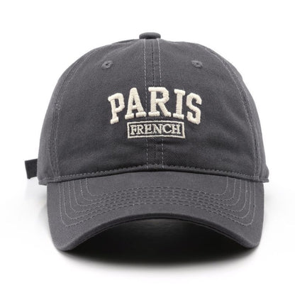 Personalized Washed Letter Embroidered Duckbill Hat Limorista