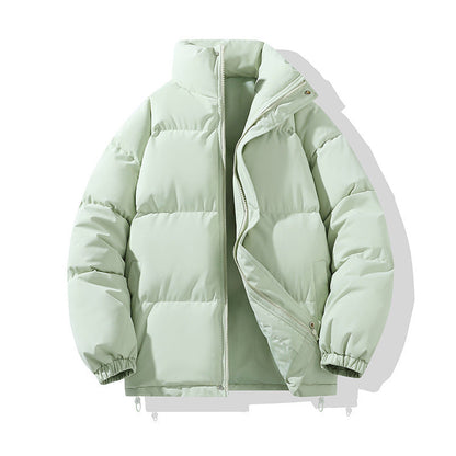 Cotton-padded Coat Stand Collar Cotton-padded Jacket Couple Wear Warm Limorista