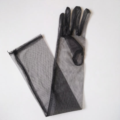 Tulle Plain Bridal Wedding Dress Gloves Limorista