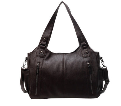 Handbag European And American Retro Solid Color Simple Texture Limorista