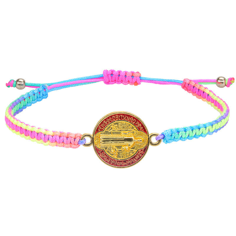 Our Lady Of Mary Saint Benedict Saint Jude Weaving Hand Rope Limorista