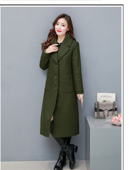 Fashionable Over-the-knee Woolen Women&