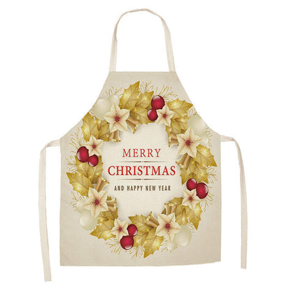 Christmas Series Cotton And Linen Apron Limorista