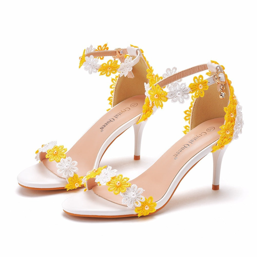 Beaded Large And Small Size Summer Sandals Limorista