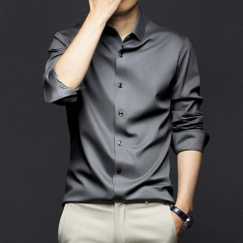 Business High-end Ice Silk Shirt Limorista