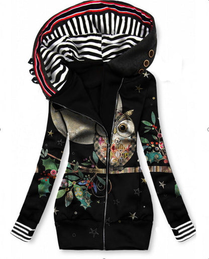 Slim-fit Long-sleeved Sweatshirt With Zipper Limorista