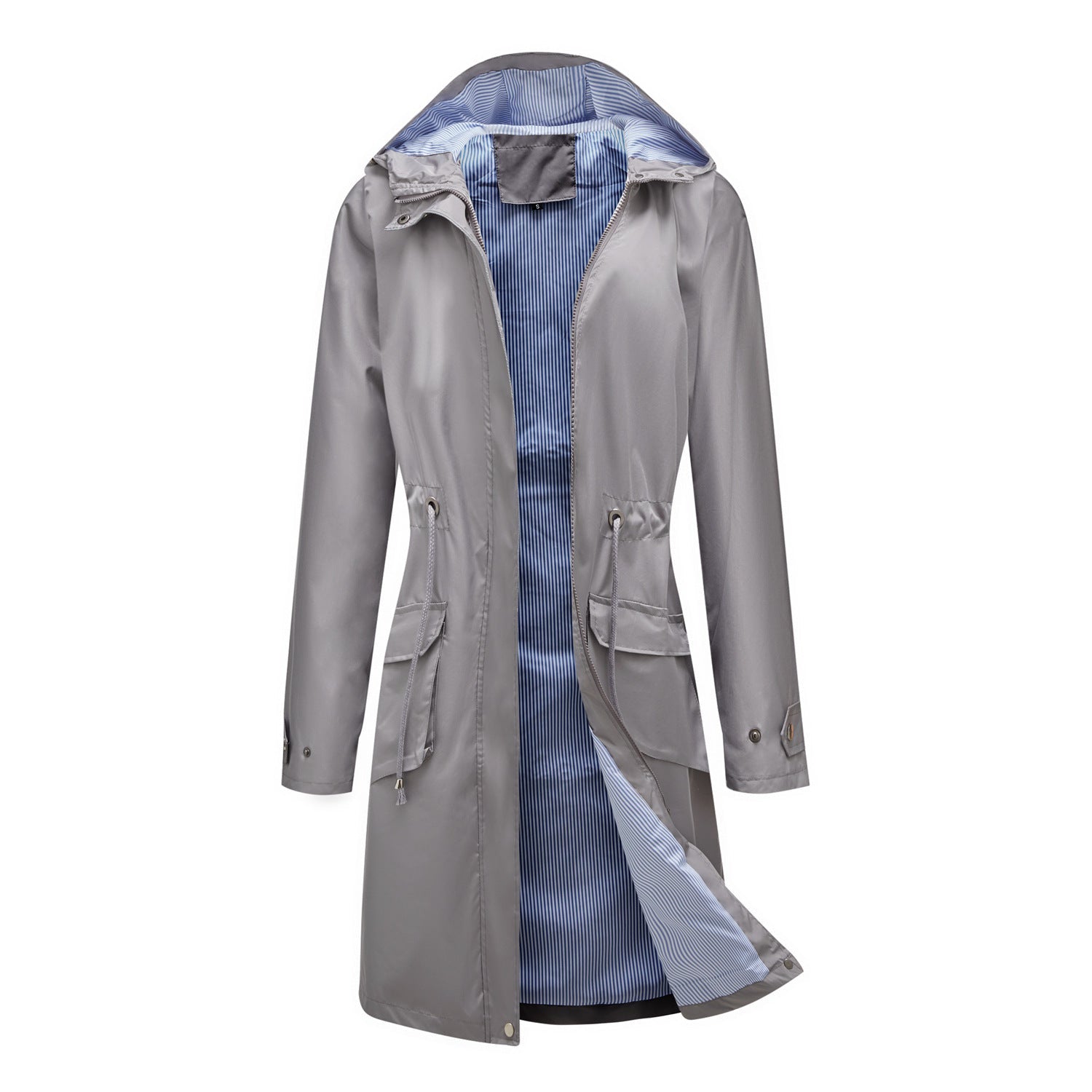 Long Casual Windbreaker Women&