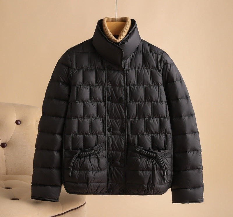 Fashion Simple Thin Lightweight Short Type Down Jacket Limorista