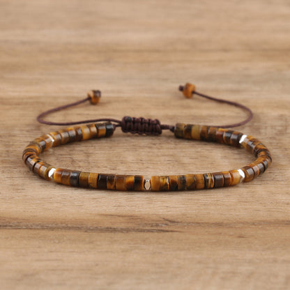 Spacer Beads Beaded Weave Bracelet Women&
