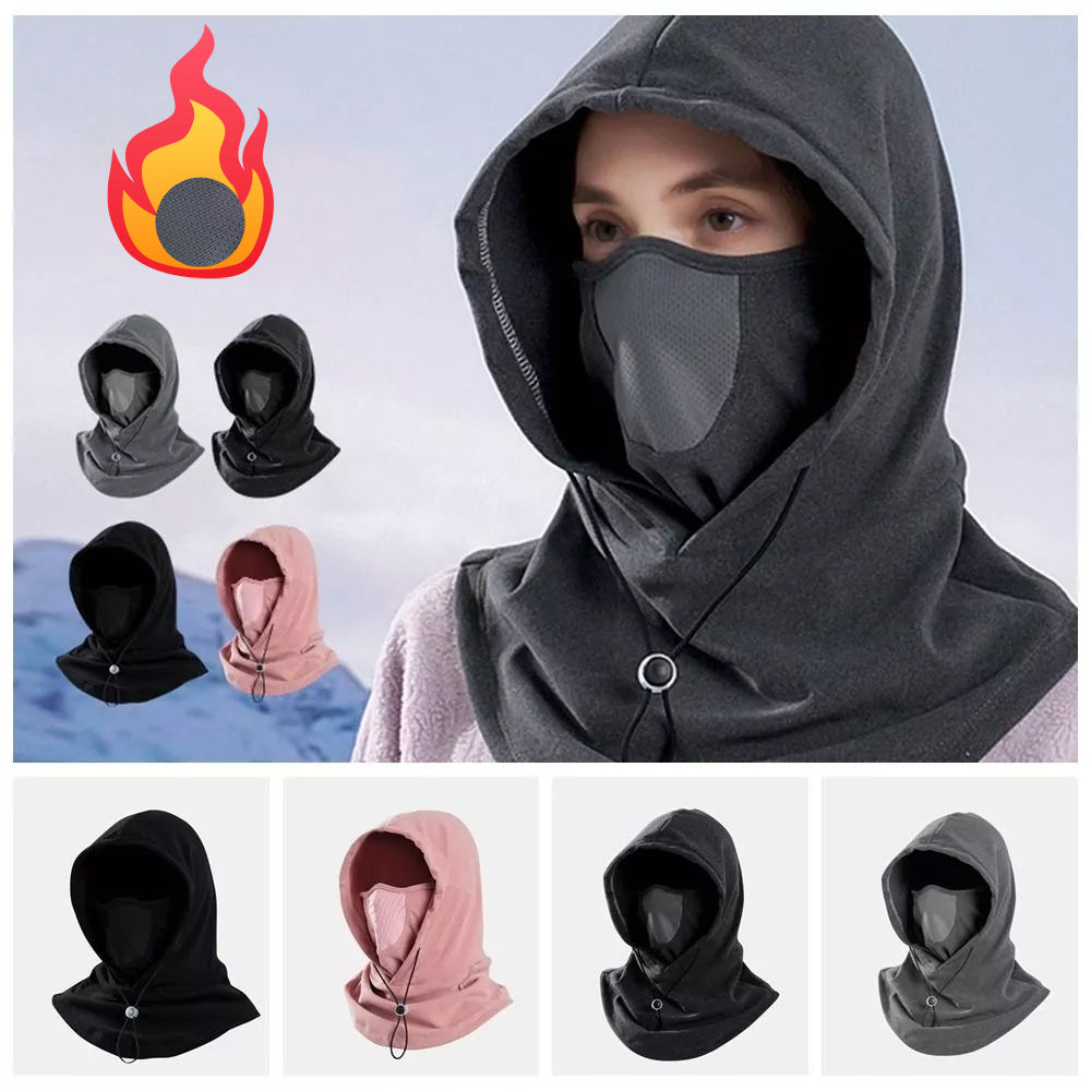 Winter Thermal Fleece Scarf Ski Face Mask Neck Warmer Hood Hat Windproof Cold Warm Riding Cap Sports Outdoor Limorista