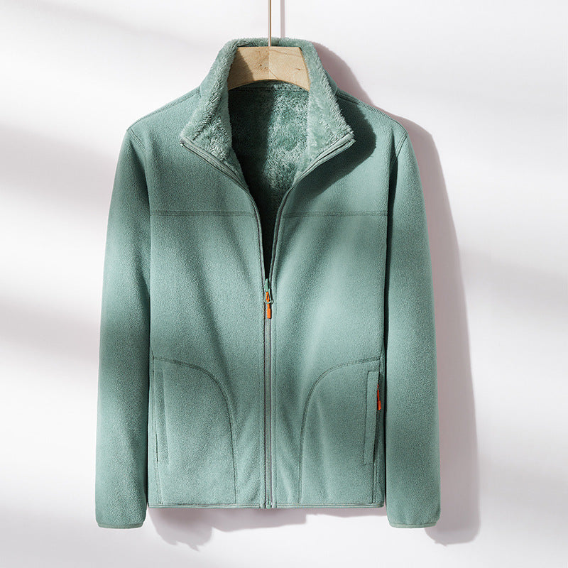 Fashion Outdoor Polar Fleece Double-sided Coral Fleece Jacket Limorista