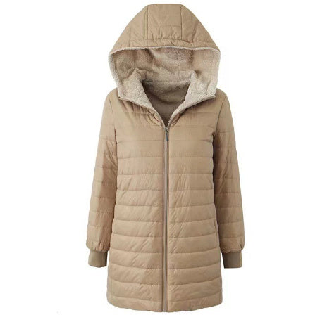 Hooded Slim Fit Fleece-lined Warm Cotton Limorista