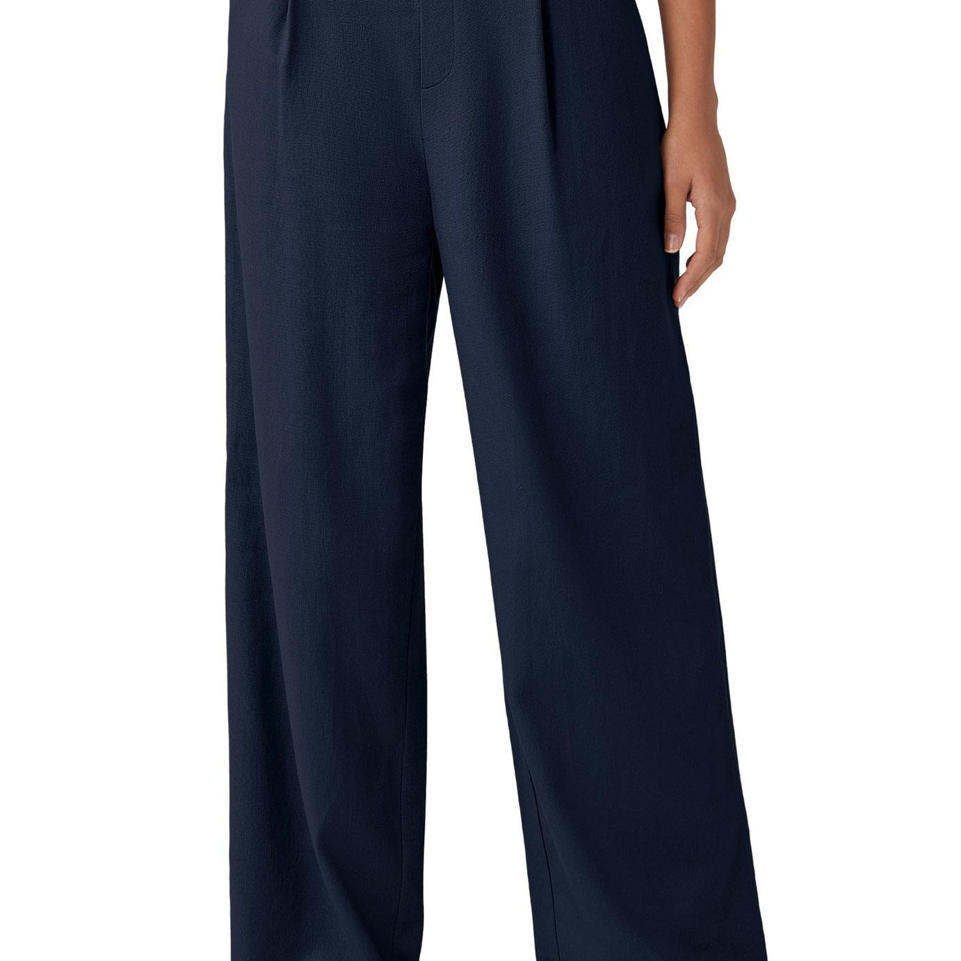 Loose Casual And Comfortable Pocket Straight-leg Pants Limorista