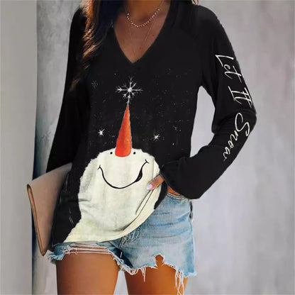 Gradient Color Color Matching Casual Long Sleeve Limorista