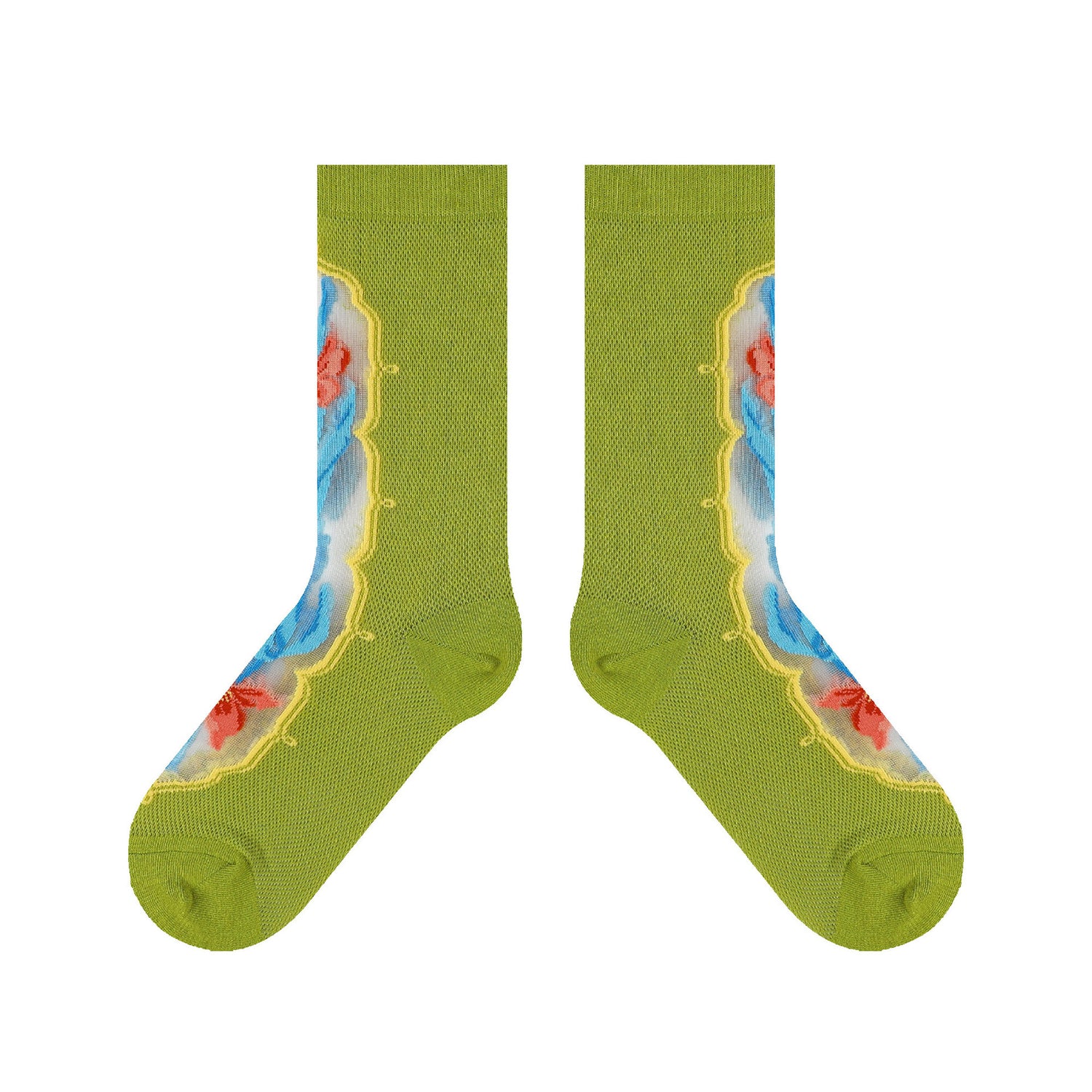 Retro Fashion Patterned Stockings Thin Limorista