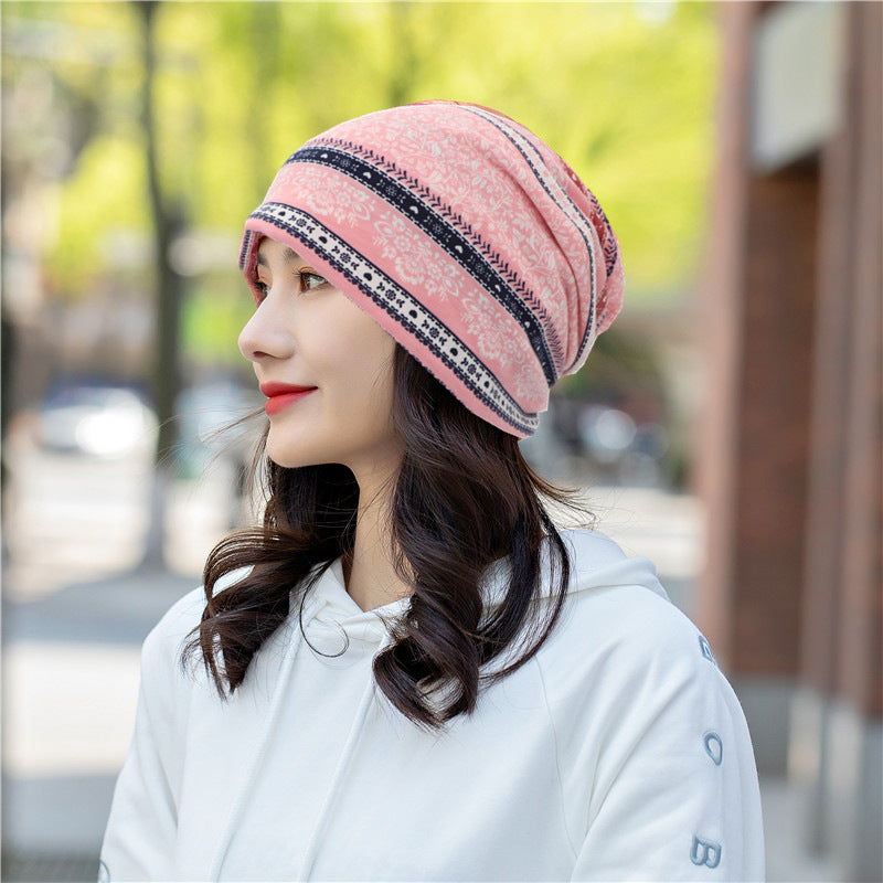 Head Ethnic Wind Series Korean Cashew Flower Bun Head Hat Limorista