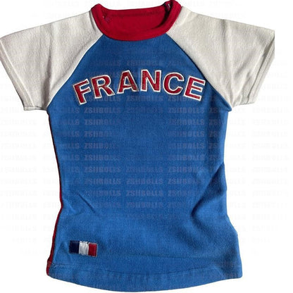 Aesthetic Slim T-shirt Casual All-match T-shirt Limorista