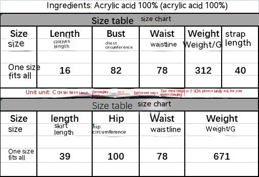 Slim-fit Backless Acrylic Overall Dress Set Women Limorista