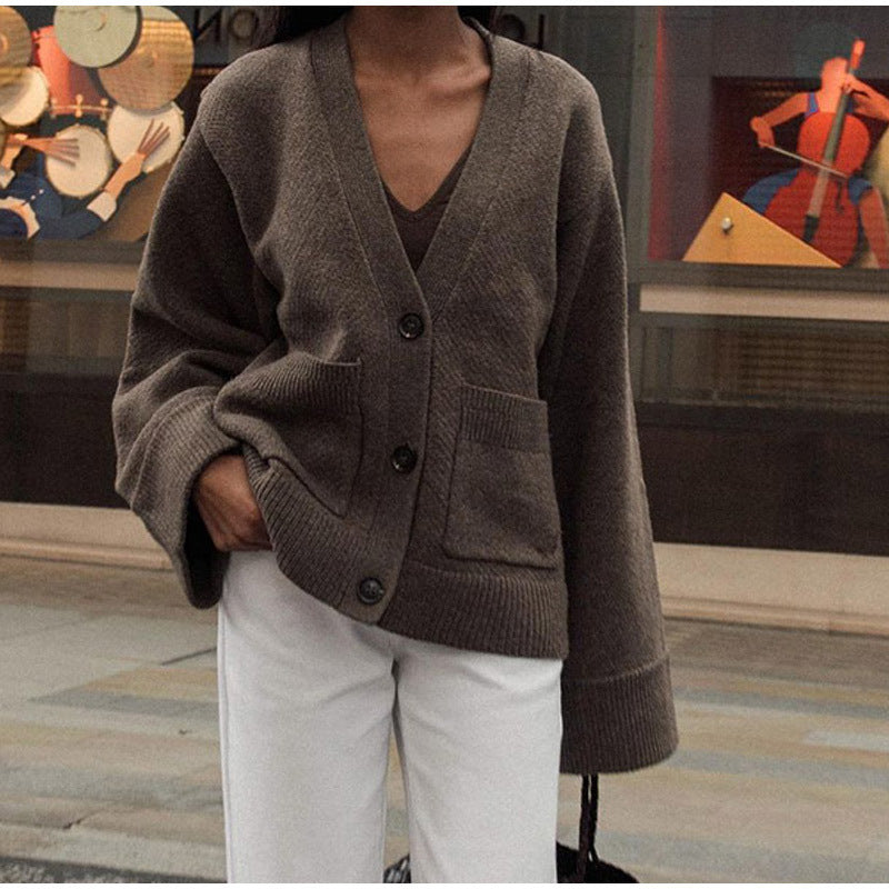 Warm Waist Tight Soft Glutinous Sweater Coat Limorista