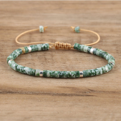 Spacer Beads Beaded Weave Bracelet Women&