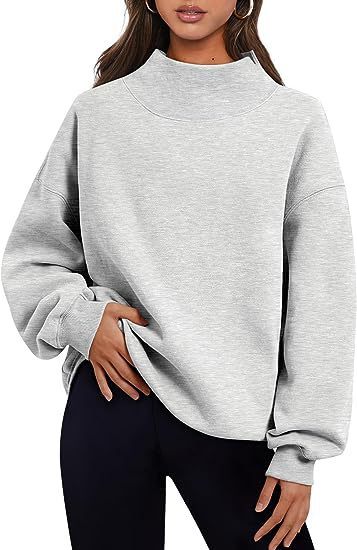 Pullover Sweatshirt Solid Color Loose Tops Round Neck Hoodie Women Thick Clothing Limorista