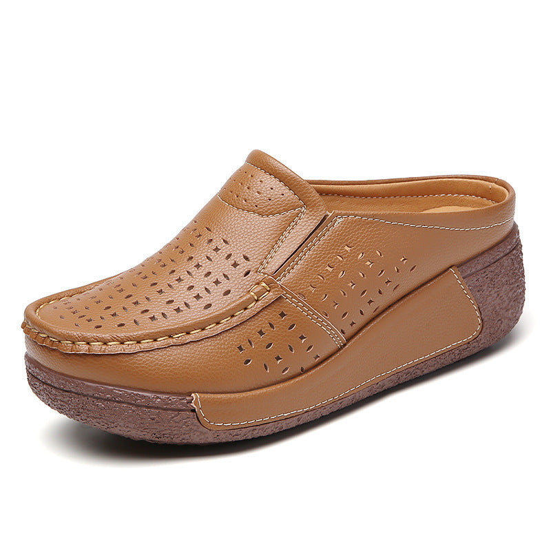 Casual Comfortable Versatile Thick Bottom Toe Cap Slippers Limorista