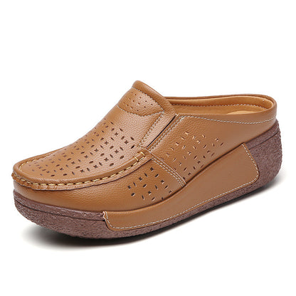 Casual Comfortable Versatile Thick Bottom Toe Cap Slippers Limorista
