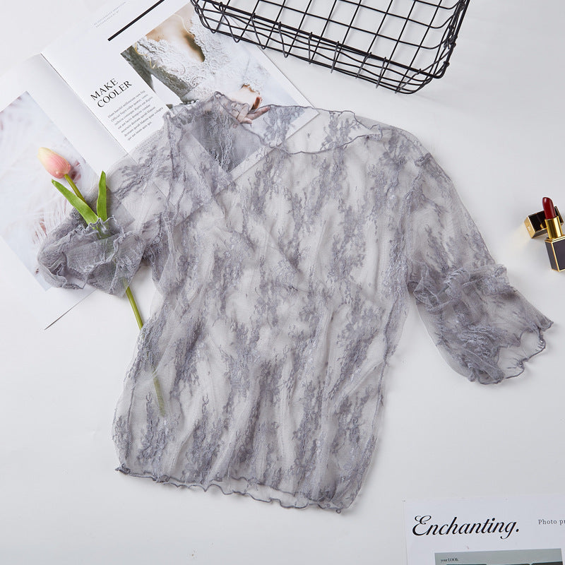 Lace Bottoming Shirt Women&